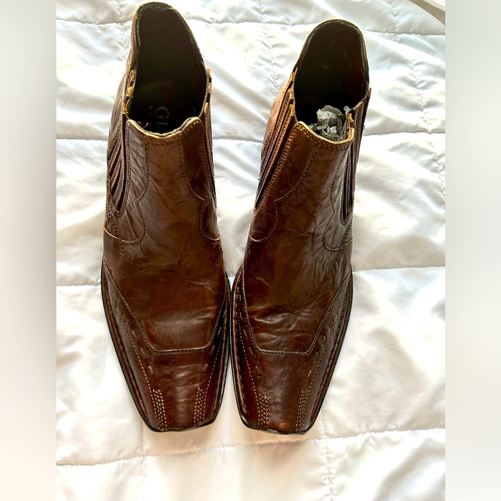 Mens Boots- Genuine leather Marcianos by Guess